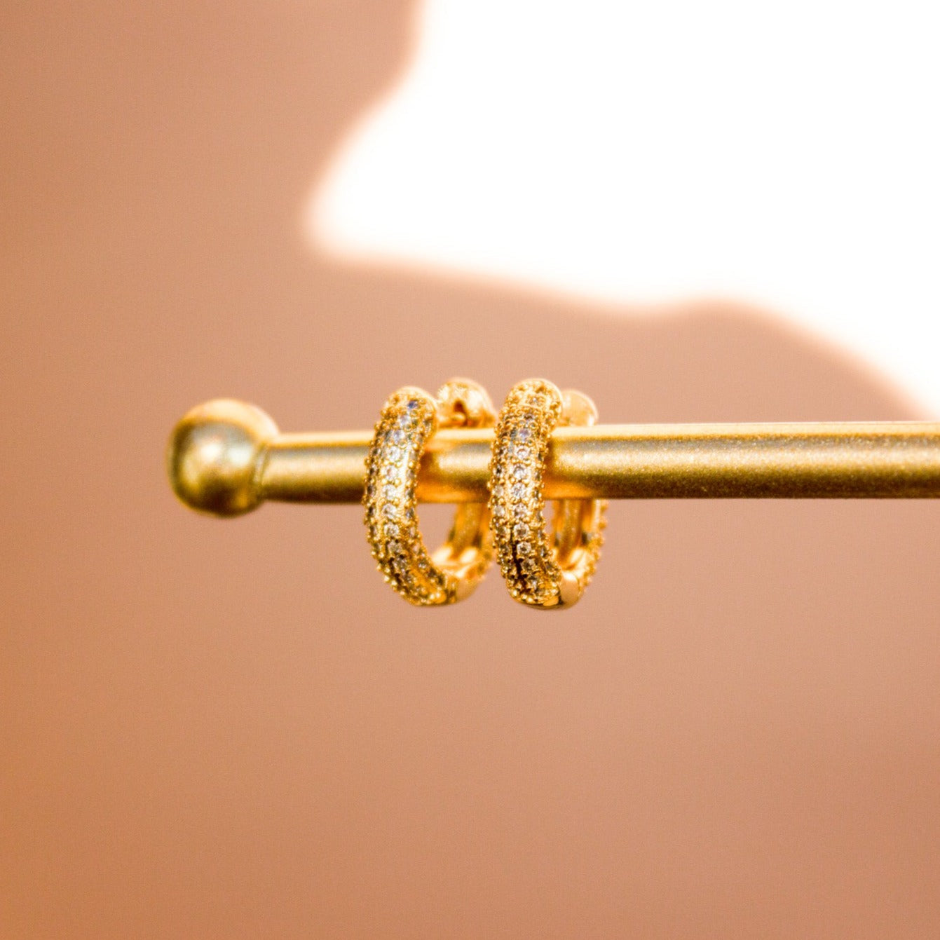 Millie 24k Gold Filled Pave Huggie, Huggie Hoops, Cubic Zirconia Earrings, Gold Huggie Hoops, Dainty Jewelry, Wedding Jewelry, Bridal Gift